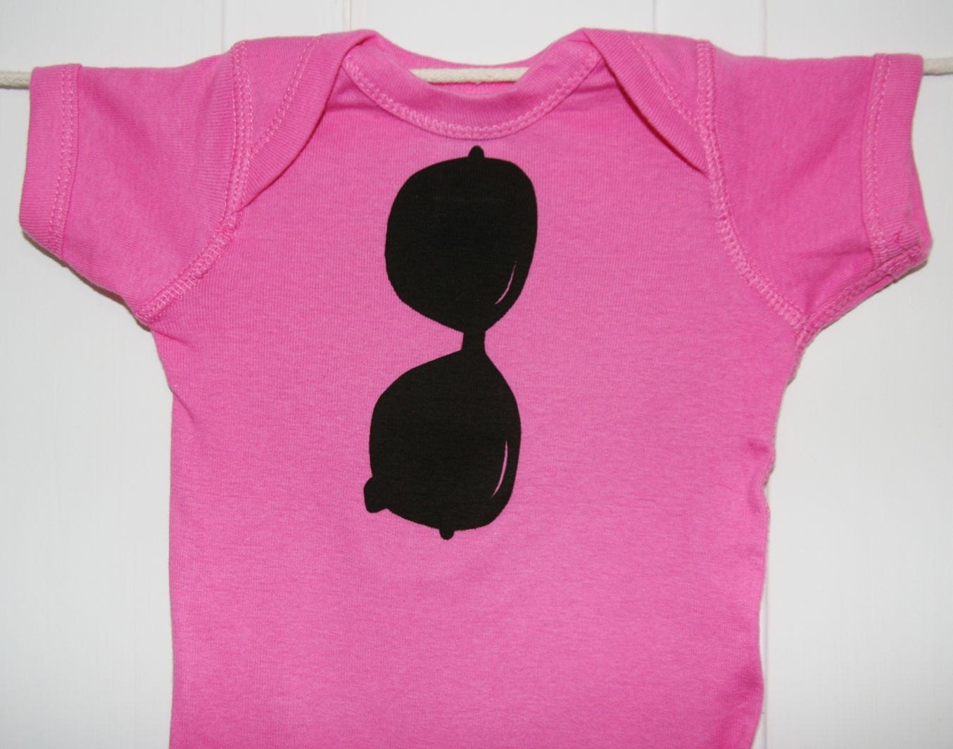 Oversized First Lady Style Sunglasses Onesie