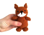 Little Fox Stuffed Animal Plush - Cute Crochet Amigurumi