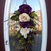Spring Wreath Summer Wreath Teardrop Door Twig Swag Vertical Decor