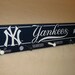 New York Yankee coat rack " hangup "(blue) (convo me your favorite team)