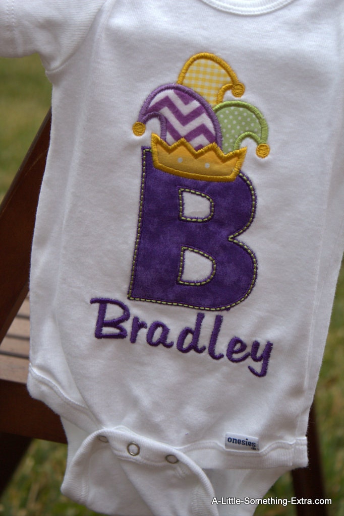 Mardis Gras Baby Outfit