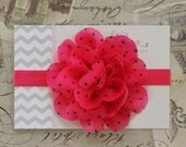 Pink Baby Headband-Newborn headbands Baby Girl headbands-Toddler headband.Baby Headbands 15% OFF CODE.Hot Pink Headband