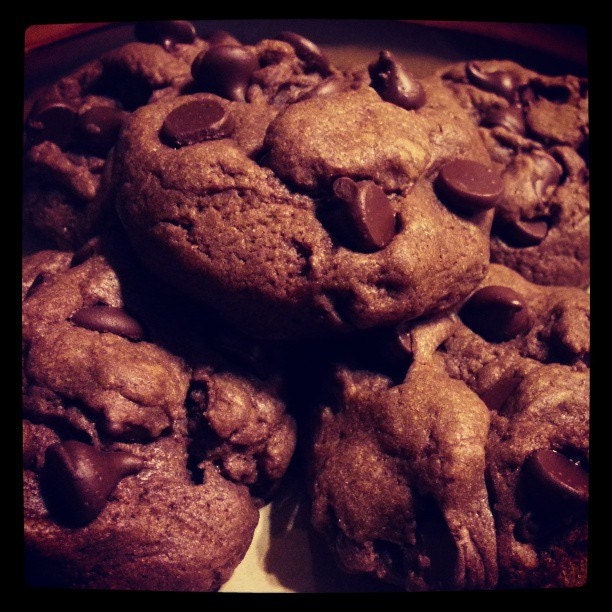 Ye Olde Tyme Vegan Chocolate Chocolate Chip Cookies - 1 dozen