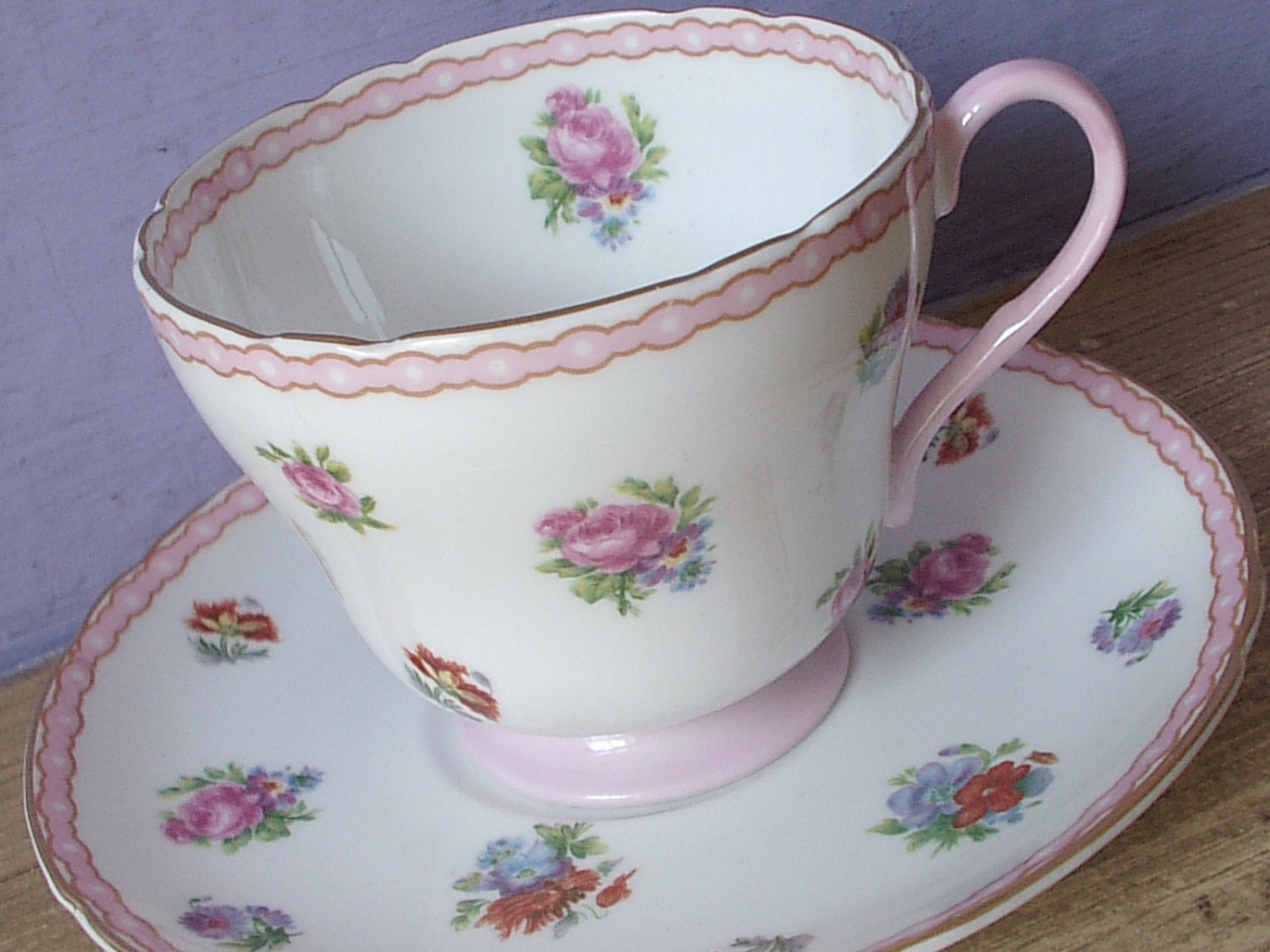 cup and vintage and Shelley shelley tea cups saucers vintage by Antique set  ShoponSherman saucer