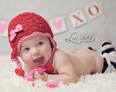 Valentines Day Hat with heart photo prop