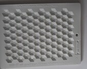 Hexagonal Sugar jewel mold, isomalt gem mold, mould for sugar gems for cake decorating