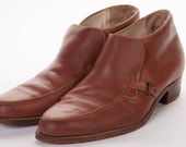 Vintage light brown Florsheim slip-on boots size 9D