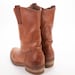 Vintage brown western style pull on Red Wing boots size 8D