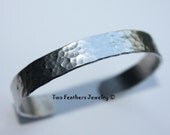 Hammered Cuff Bracelet - Textured Cuff - Skinny Cuff - Metal Cuff - Gift For Her - Aluminum Cuff - Birthday - Graduation - Gift For Him