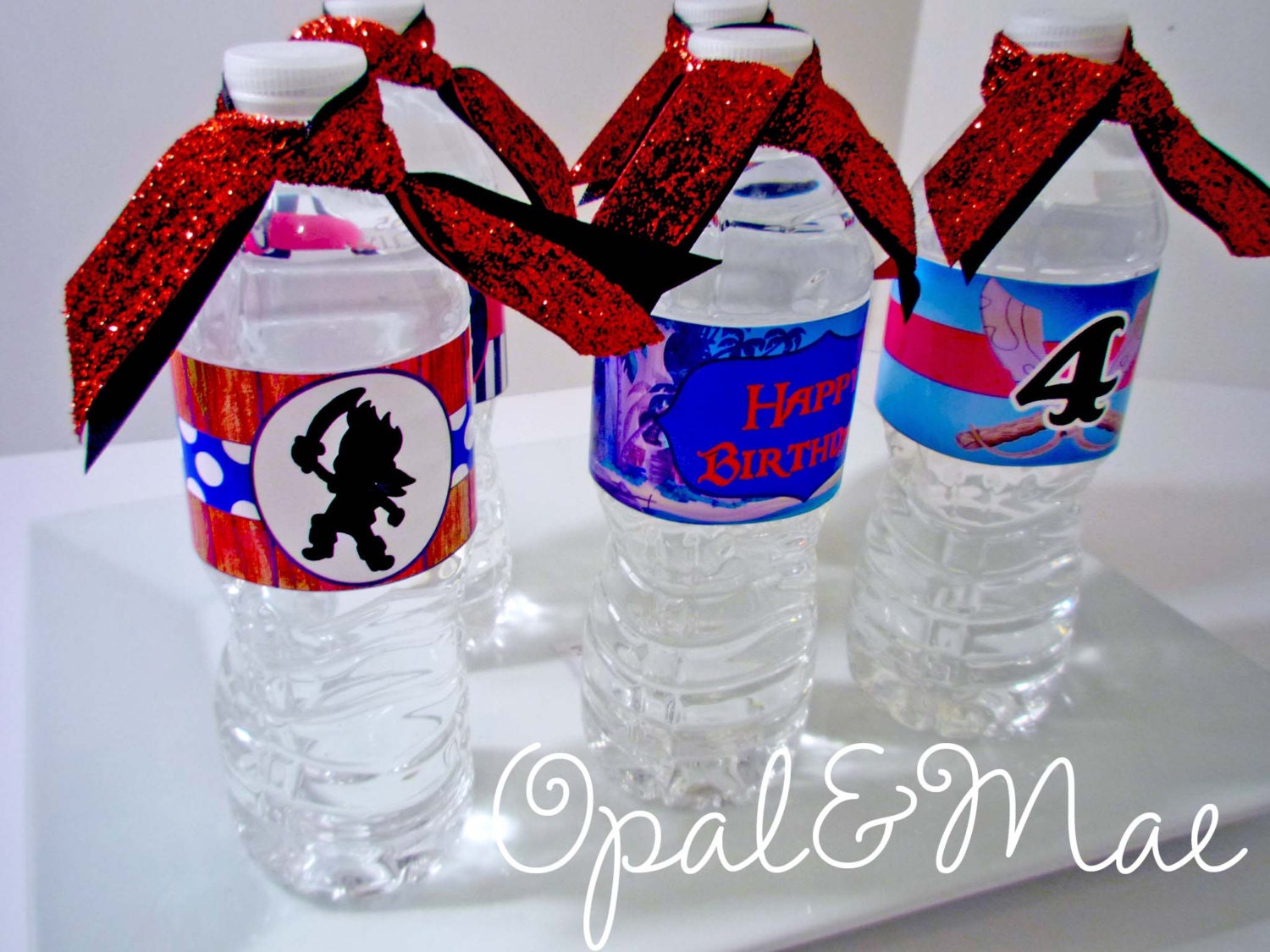 Jake and the Neverland Pirates Inspired Digital Party PRINTABLE DIY Birthday Drink Labels