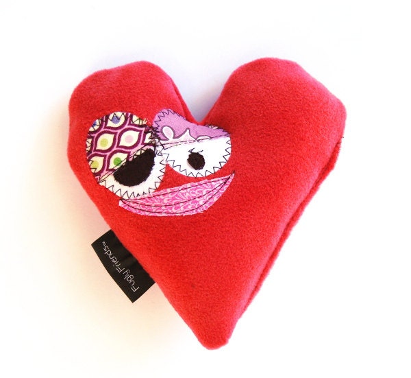 Get Well Soon Medium Plush Dog Toy with Secret Heart Fortune & Squeaker -  Kisses by Fugly Friends