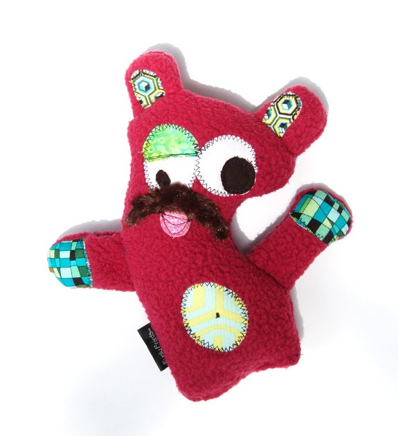 Large Durable Plush Dog Toy with Secret Heart Fortune & Squeaker - Leroy by Fugly Friends