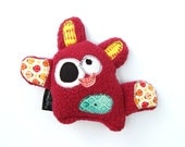 Medium Durable Plush Dog Toy with Secret Heart Fortune & Squeaker - Mama Tinga by Fugly Friends