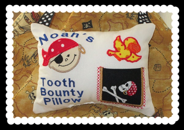 Boy Tooth Fairy Pillow