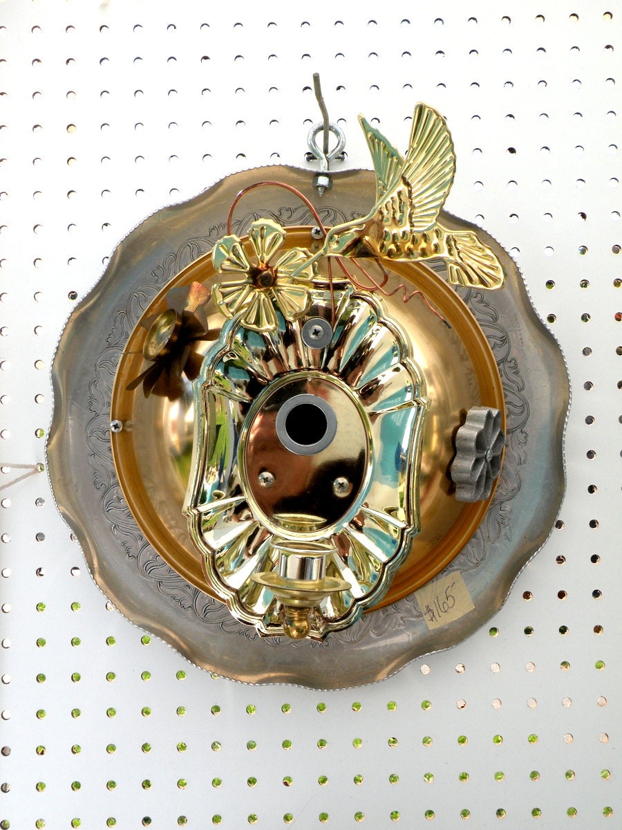 Luxury Recycled / Upcycled Metal Bird House