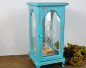 Jewelry box / Distressed jewelry box / tall / jewelry organizer / jewelry holder / upcycled / shabby chic