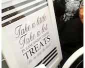 Wedding Reception Candy Bar/Buffet Sign