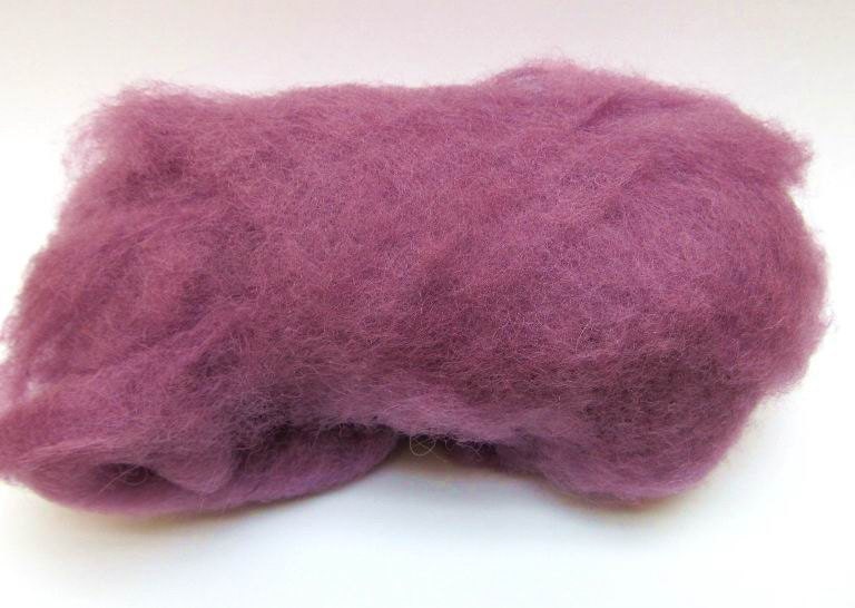 Lilac needle felting  wool 25g/0.88oz