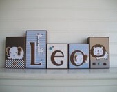Baby Name Blocks . Nursery Name Blocks . Nursery Decor .M2M Pottery Barn Bradley Organic. Baby Letter Blocks . Wood Name Blocks . Bedding