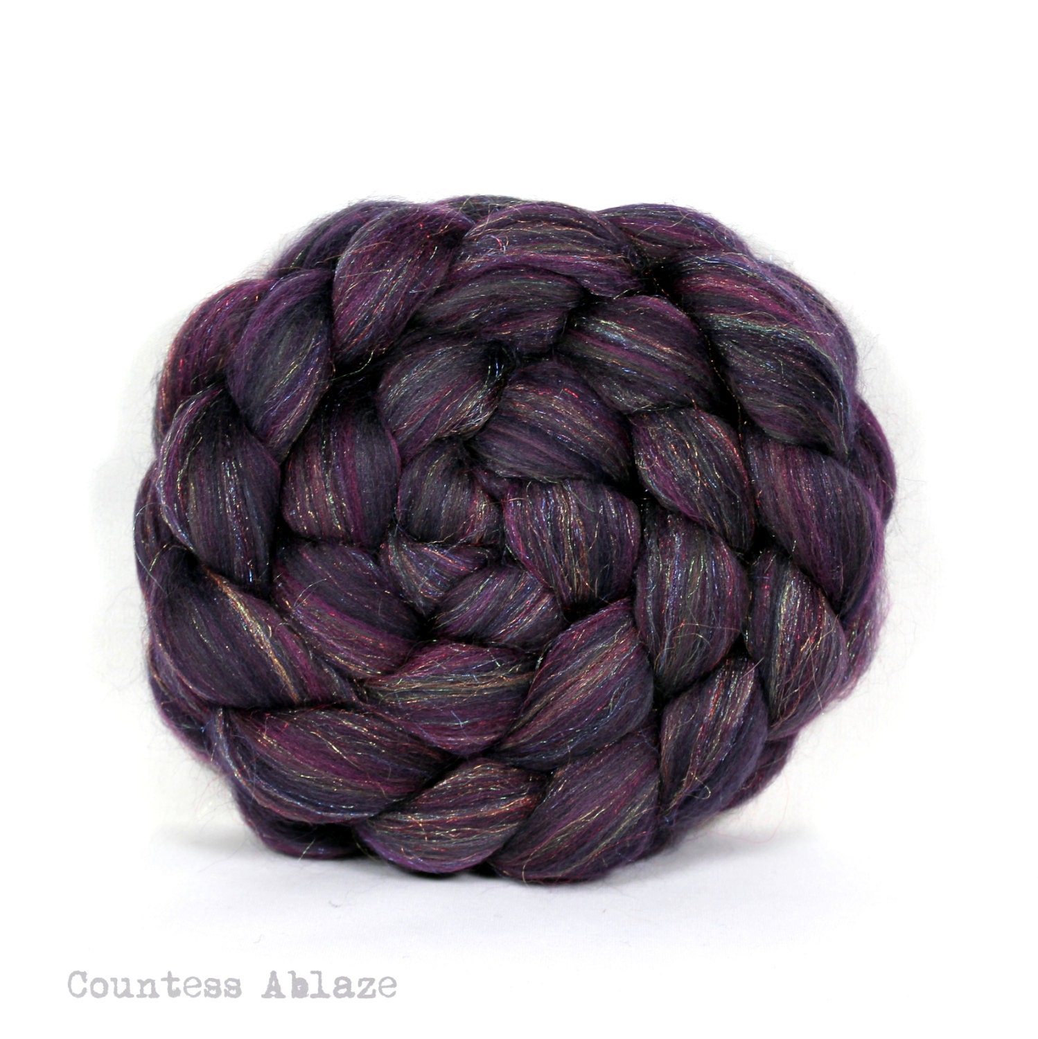 Gothika - merino wool - firestar - bamboo - 100 grams - fibre spinning combed top roving - UK seller