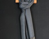 Handwoven Blue Light-weight Rayon Scarf