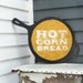 Wood Cornbread Sign Hot Corn Bread Skillet Kitchen Wall Decor