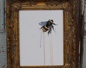Watercolor Bee - 11x14 poster