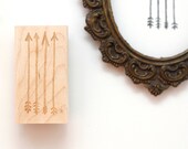 Four Arrows Rubber Stamp
