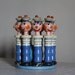 Fun Rare Set of 9 French Bowling Pins Skittles 1950 RESERVED FOR S. Please do not purchase unless you are s.
