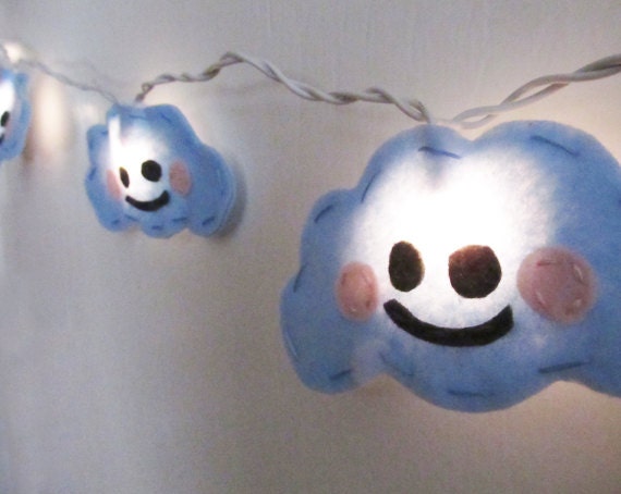 Happy Cloud String Lights/Nightlight