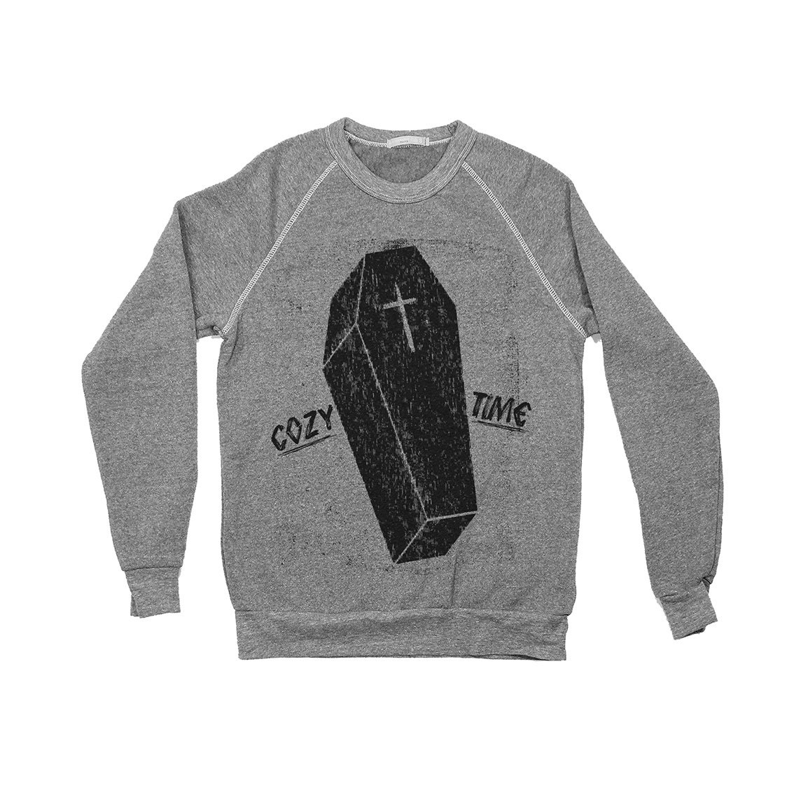 COZY TIME sweater. sweatshirt. grey // free shipping