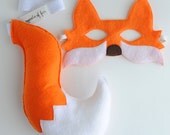 Orange Fox Mask & Tail- CHILD