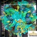 Turquoise Peacock Wreath