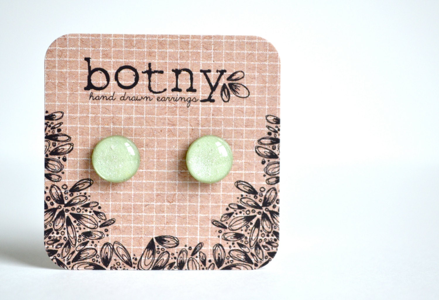 Shimmering Key Lime Pie Bridal Brook Earrings