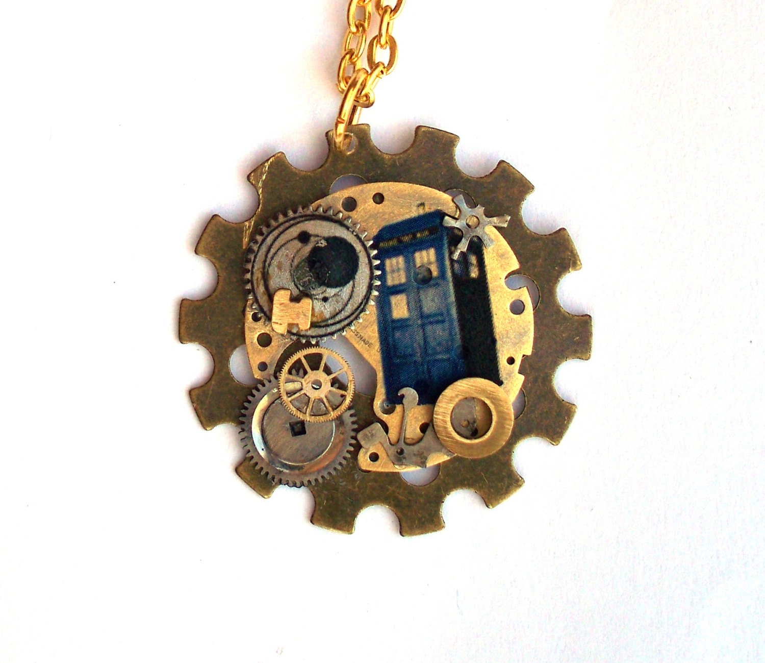 Doctor Who Necklace "Steampunk Schism"