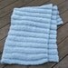 Organic cotton blanket baby blue