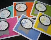 Handmade Thank You Cards Set of 6