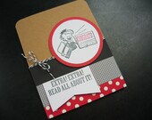 Graduation Card, Congratulations Card, Read All About It, Newsboy