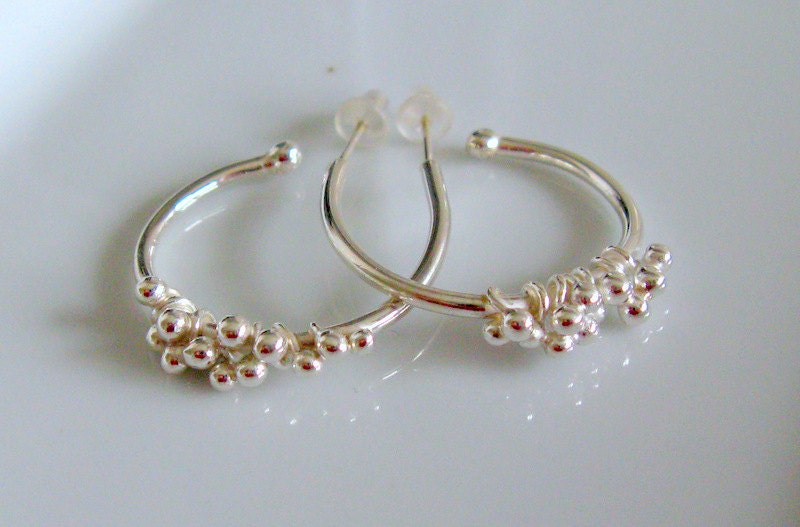 Sterling Silver Gipsy Dewdrops Earrings  Ready to Ship
