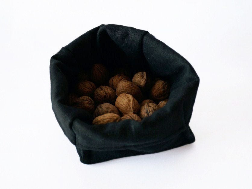 Linen Storage basket by Lovely Home Idea. Black or custom color. Small