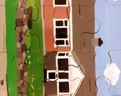 Custom made handmade wooden children's jigsaw