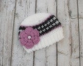 ON SALE - Crochet baby hat - Crochet beanie - Photography prop