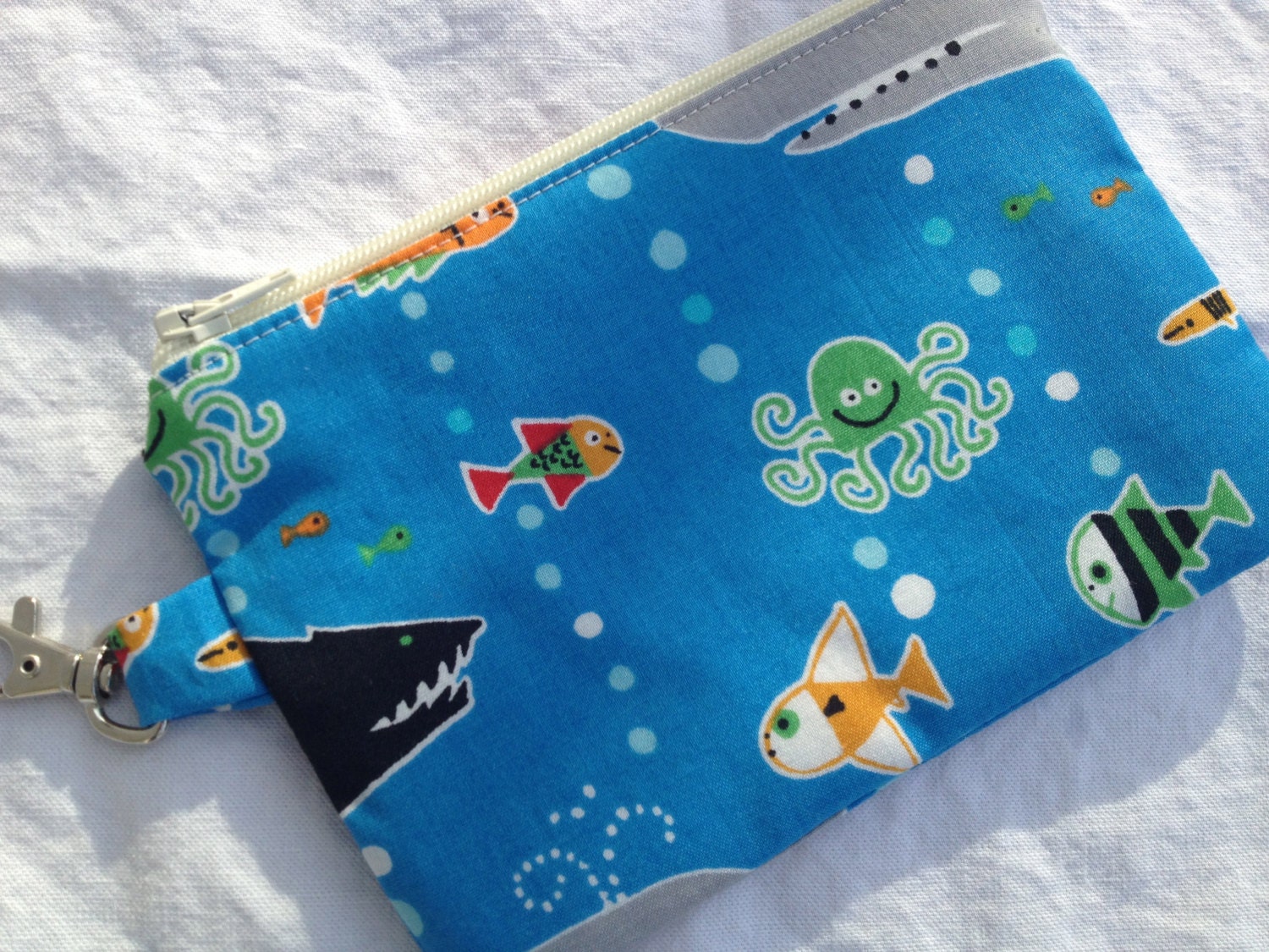 Under the Sea Small Zippered Pouch