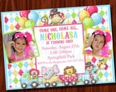 Circus Carnival Birthday Invitation PRINTABLE Digital File Il_170x135