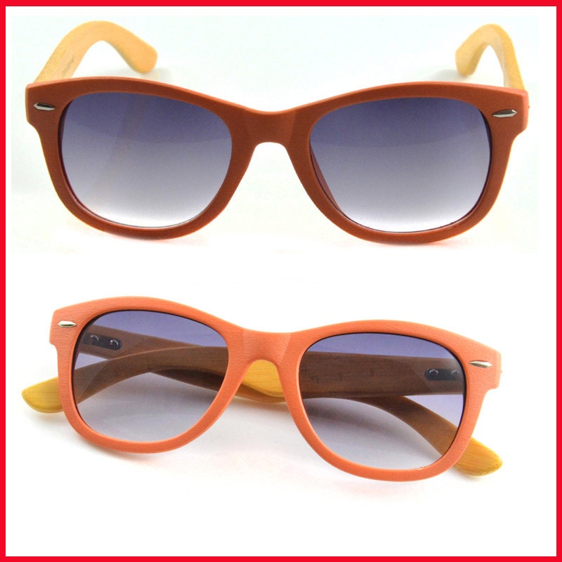 Bamboo Wood Sunglasses Handmade wood wooden wayfarer style sunglasses. Made with Eco-friendly Bamboo