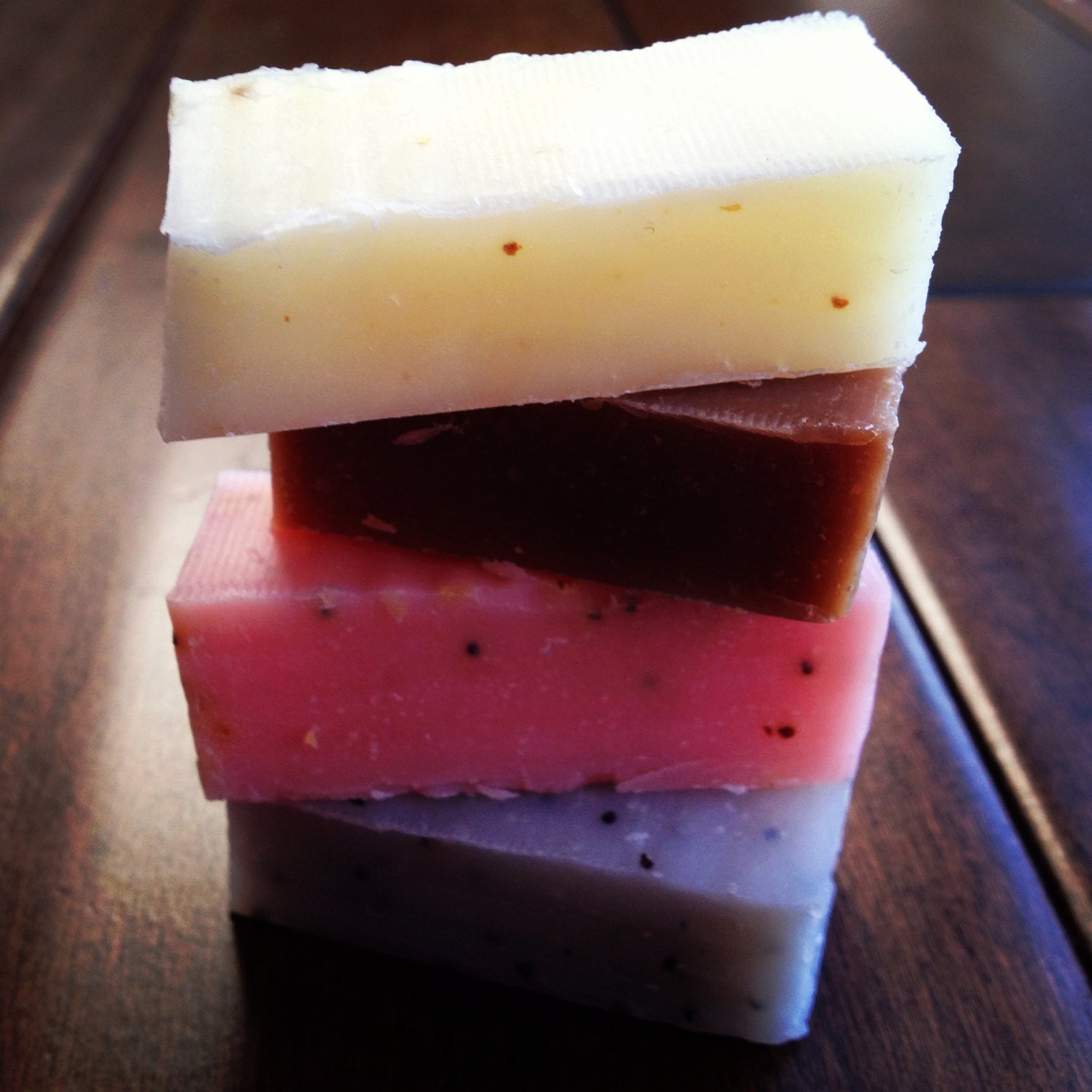 Soap Sampler Set- Choose your Favorite 4 Scents - Homemade Natural Soap - Vegan Friendly