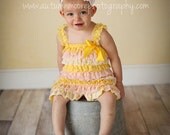 Petti Romper - Spring  Lace Romper - Lace Romper - Girls Romper - Baby Romper - Ruffle Romper - Lace Dress - Baby Outfit