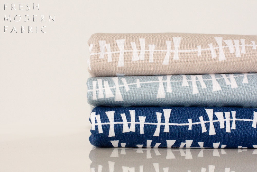 Fat Quarter Bundle Glimma Kita, 3 Pieces, Lotta Jansdotter, Windham Fabrics, 100% Cotton Fabric, 35383