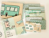 Don't Let the Pigeon Drive the Bus Quilt Kit, Mo Willems, Cloud9 Fabrics, 100% Organic Cotton