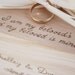 Ring Bearer Block in script, courier or other special font